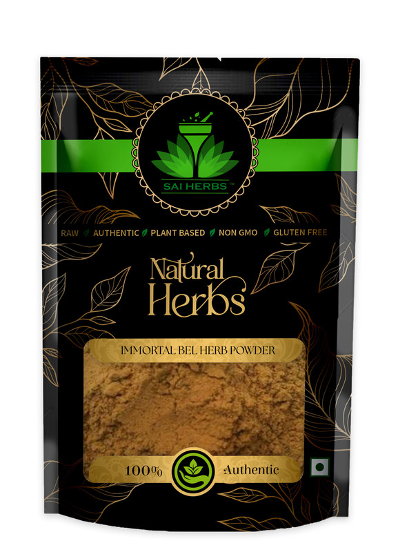 SAI HERBS Immortal Bel Herb Powder Packet of 100 GM