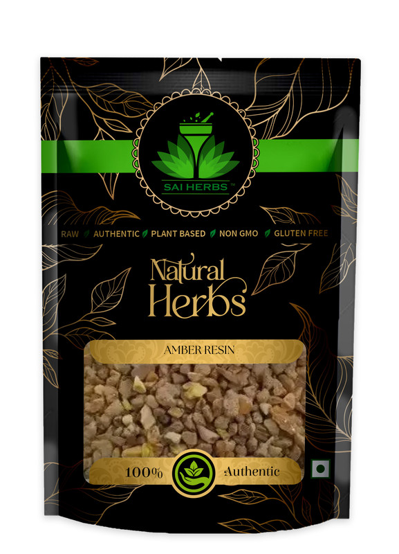 SAI HERBS Amber Resin Packet of 100 GM