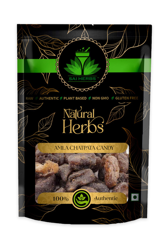 SAI HERBS Amla Chatpata Candy Packet of 100 GM