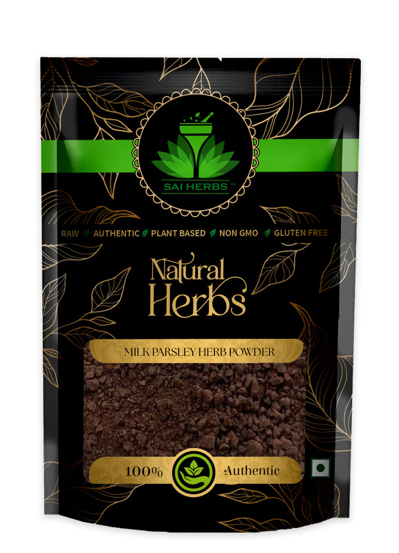 SAI HERBS Milk Parsley Herb Powder Packet of 100 GM