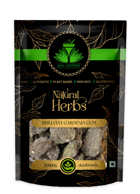 SAI HERBS Brilliant Gardenia Gum Packet of 100 GM