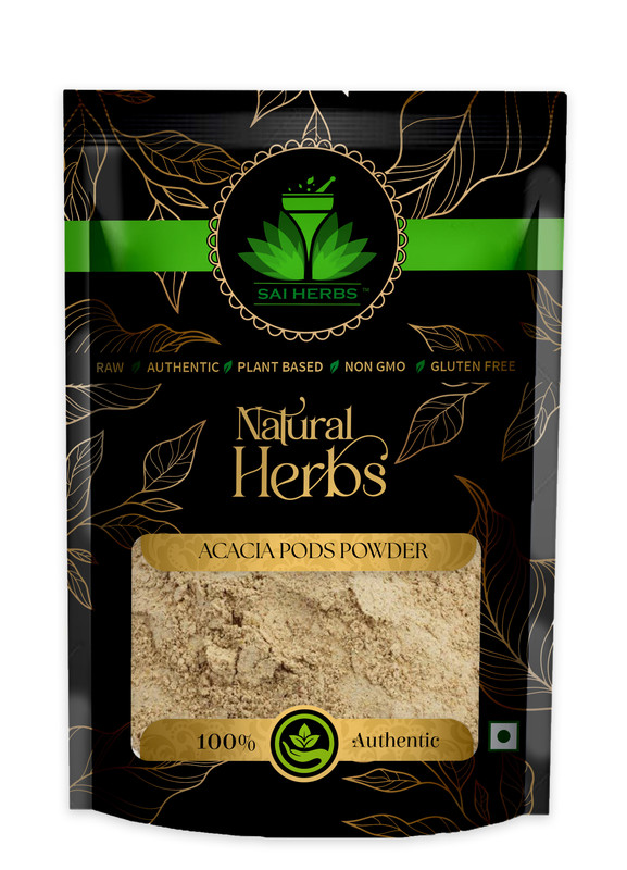 SAI HERBS Acacia Pods Powder Packet of 100 GM