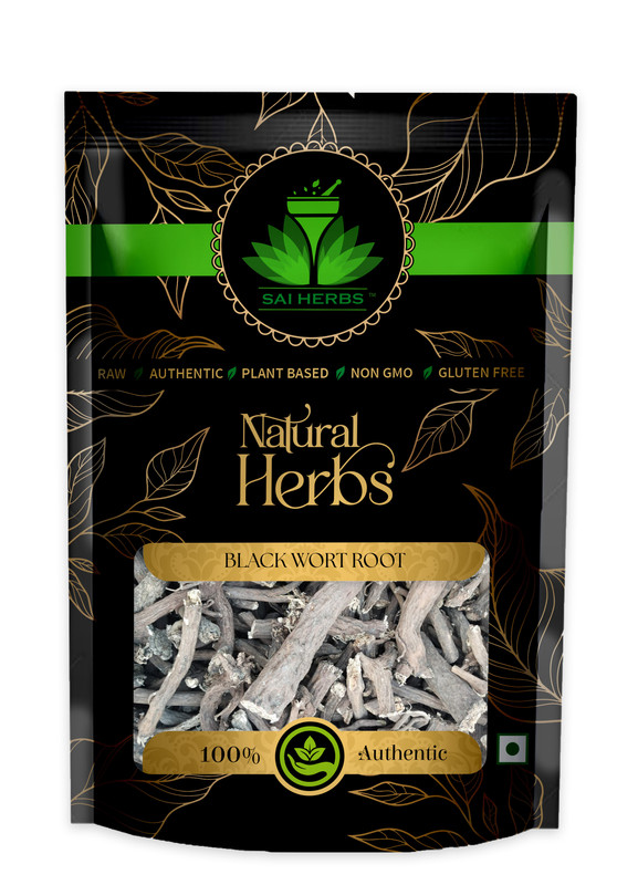 SAI HERBS Black Wort Root Packet of 500 GM