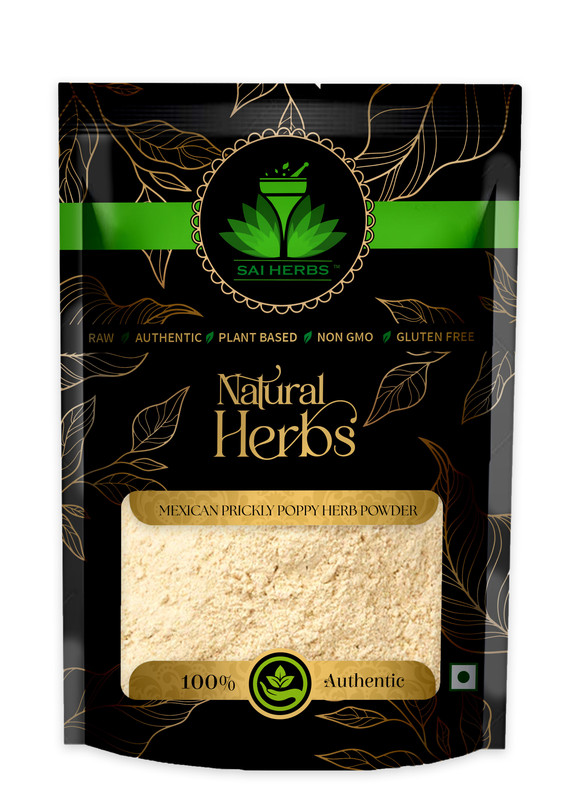 SAI HERBS Mexican Prickly poppy Herb powder Packet of 100 GM