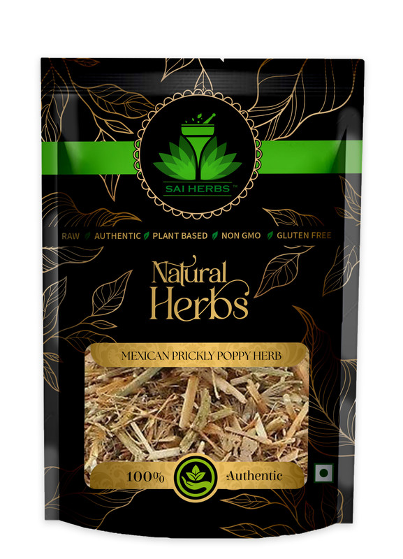 SAI HERBS Mexican Prickly poppy Herb Packet of 100 GM