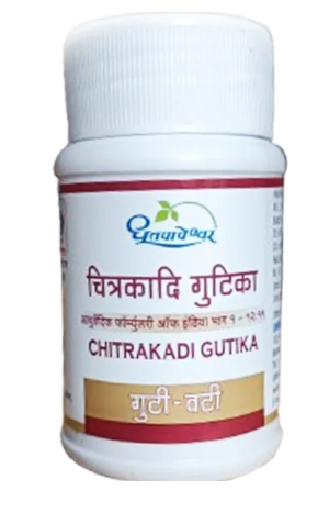 Dhootapapeshwar Chitrakadi Gutika Bottle of  60 Tablet