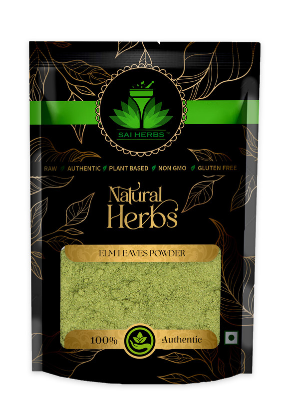 SAI HERBS Elm Leaves Powder Packet of 100 GM