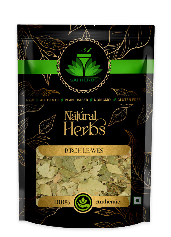 SAI HERBS Birch Leaves Packet of 100 GM