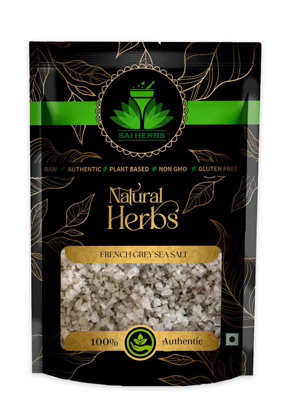 SAI HERBS French Grey Sea Salt Packet of 100 GM