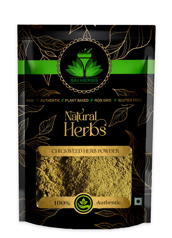 SAI HERBS Chickweed Herb Powder Packet of 100 GM