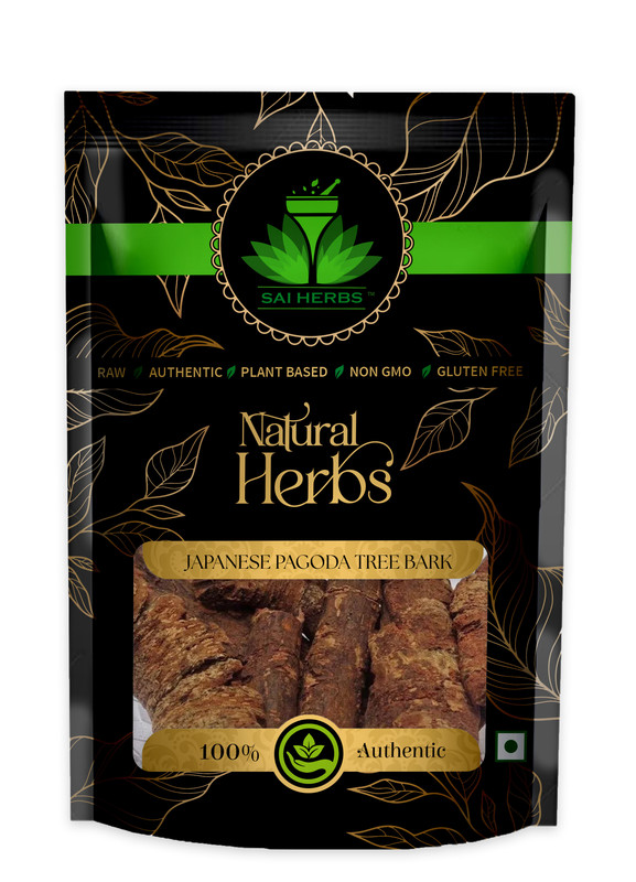 SAI HERBS Japanese Pagoda Tree Bark Packet of 100 GM