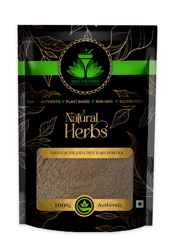 SAI HERBS Japanese Pagoda Tree Bark Powder Packet of 100 GM