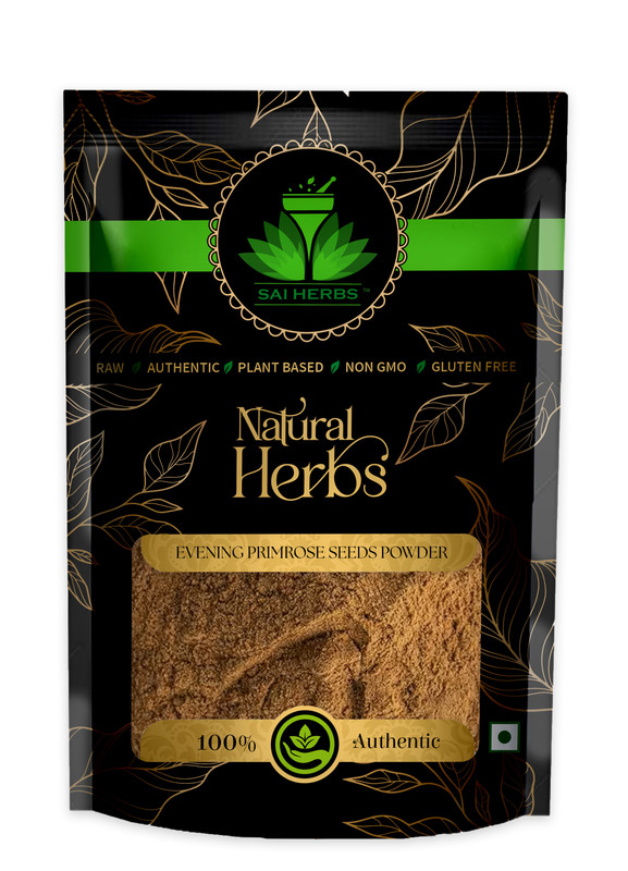 SAI HERBS Evening Primrose Seeds Powder Packet of 100 GM