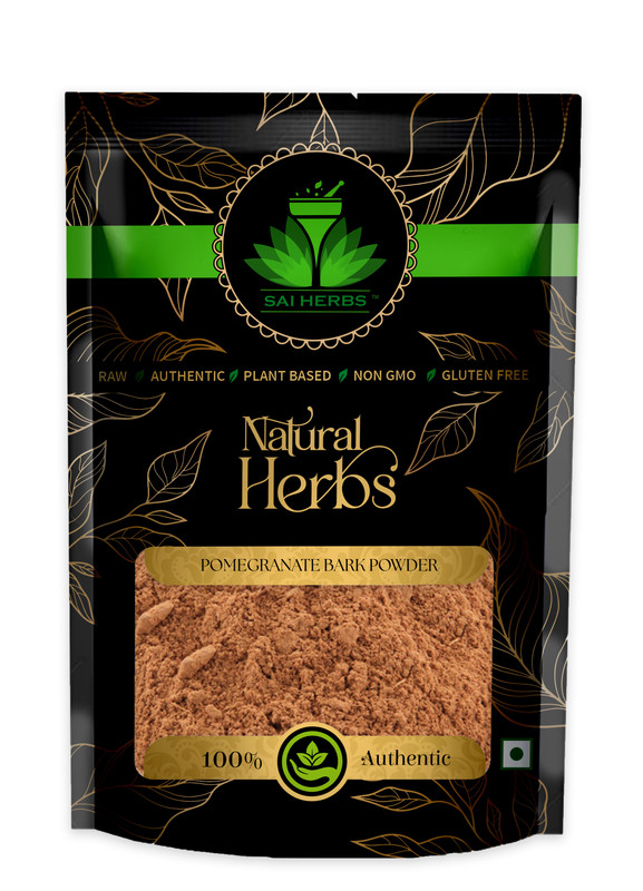 SAI HERBS Pomegranate Bark Powder Packet of 100 GM