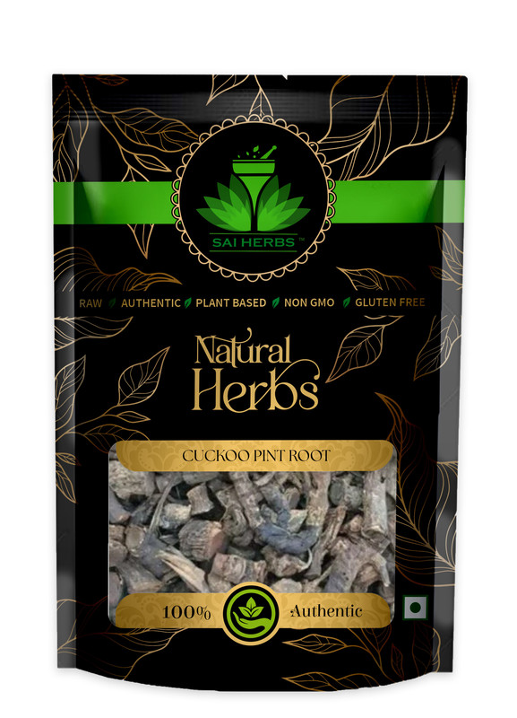 SAI HERBS Cuckoo Pint Root Packet of 250 GM