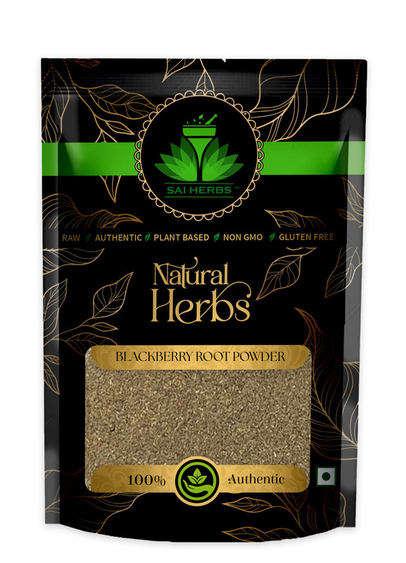 SAI HERBS Blackberry Root Powder Packet of 100 GM