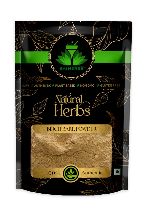 SAI HERBS Birch Bark Powder Packet of 100 GM