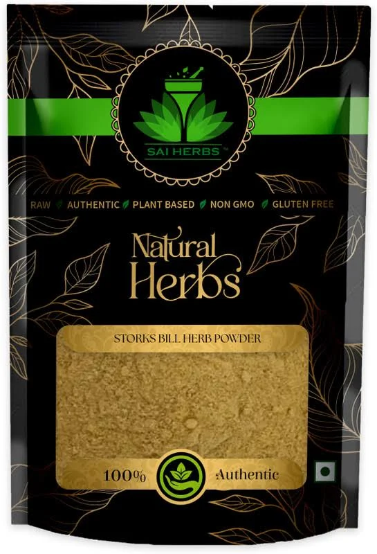 SAI HERBS Storks Bill Herb Powder Packet of 100 GM