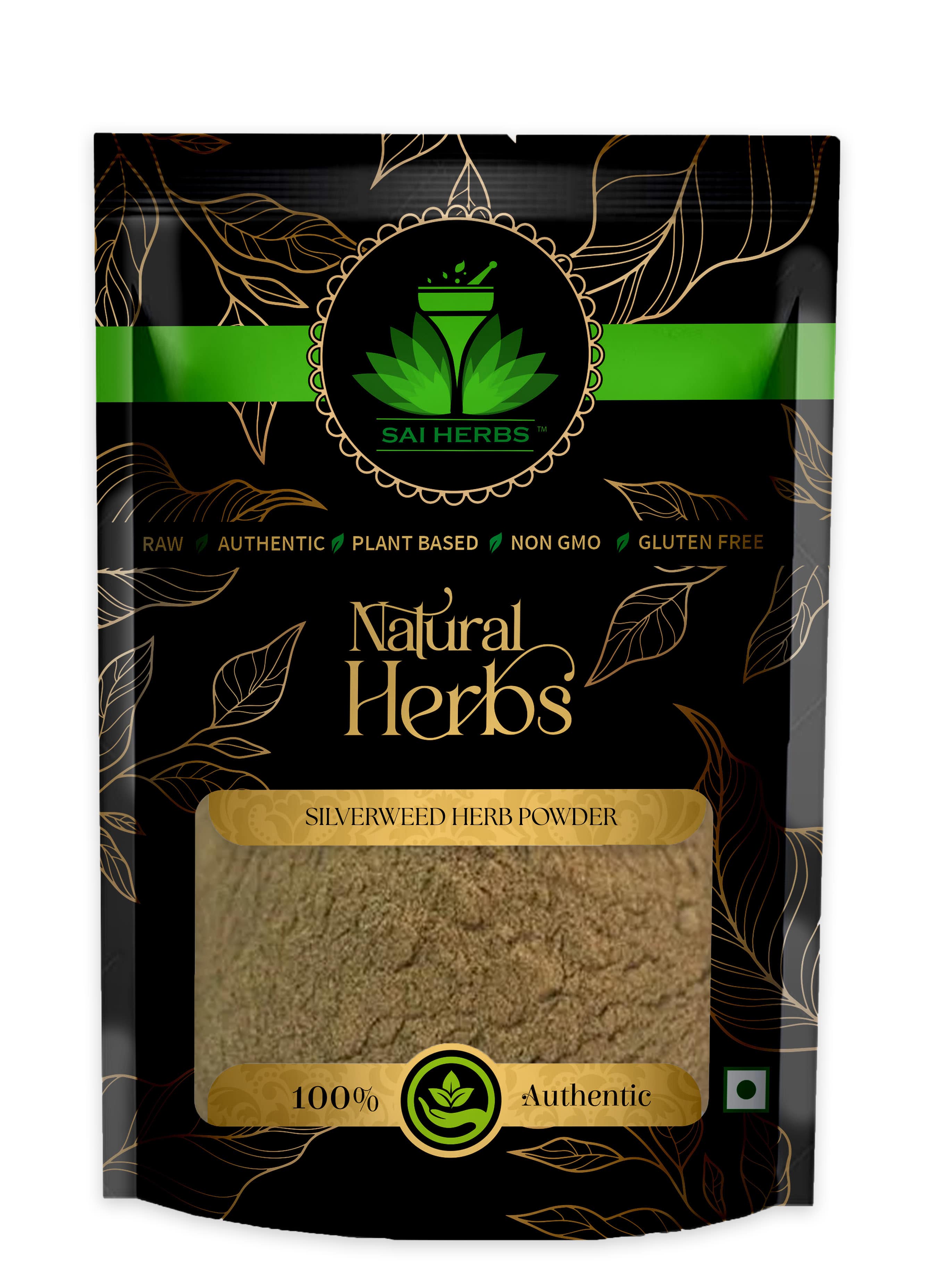 SAI HERBS Silverweed Herb Powder Packet of 100 GM