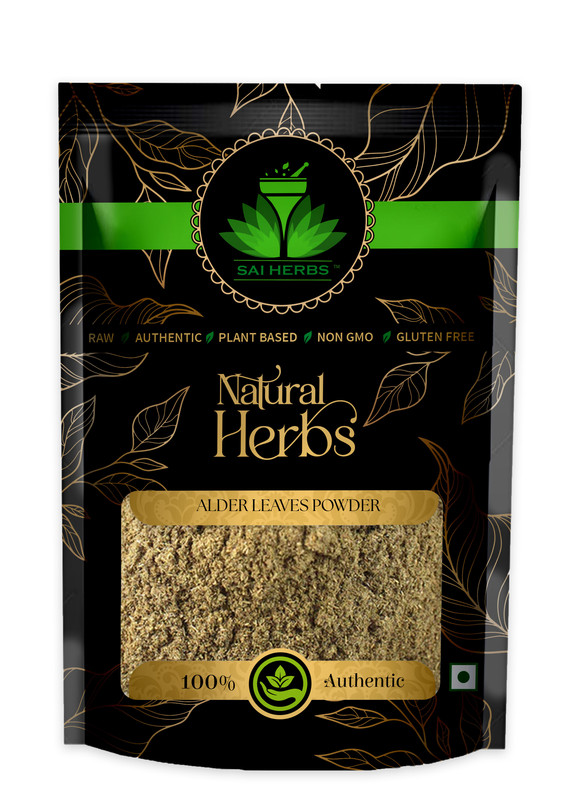 SAI HERBS Alder Leaves Powder Packet of 100 GM