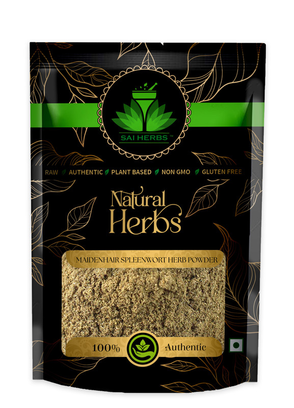 SAI HERBS Maidenhair Spleenwort Herb Powder Packet of 100 GM