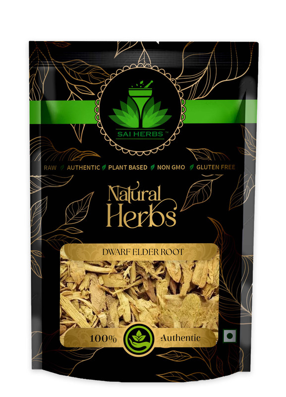 SAI HERBS Dwarf Elder Root Packet of 100 GM