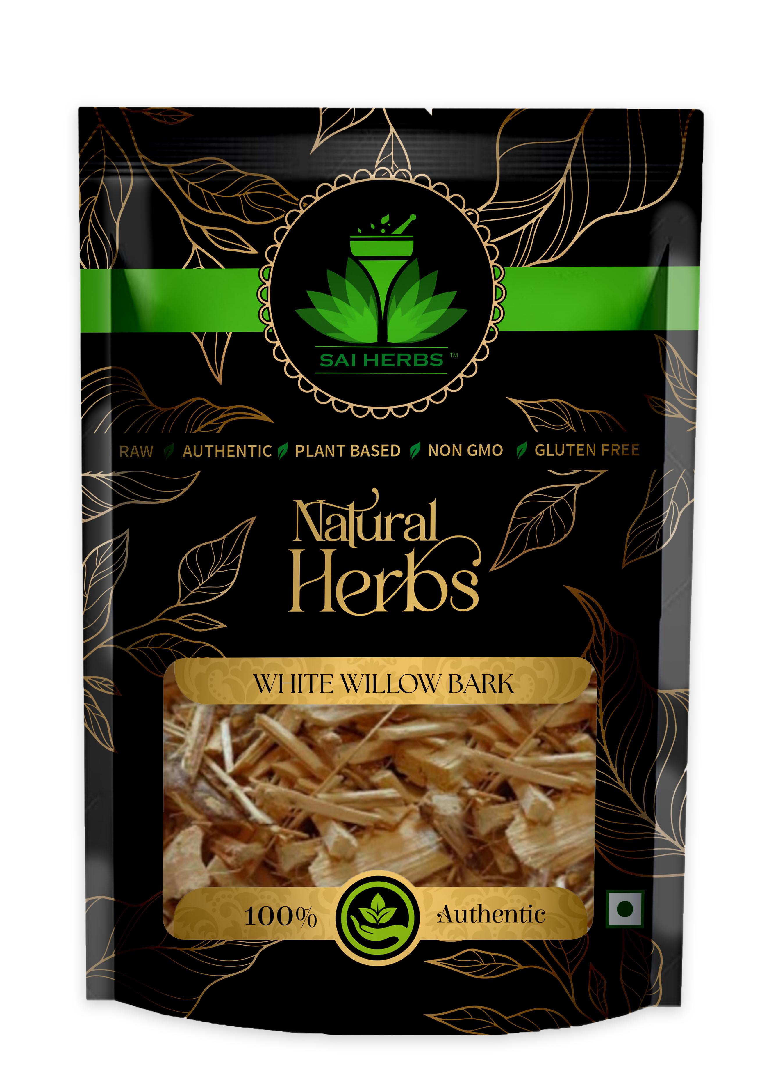 SAI HERBS Dried White Willow Bark Packet of 100 GM