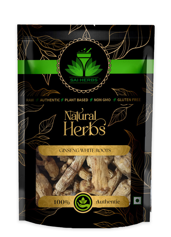 SAI HERBS White Ginseng Packet of 500 GM