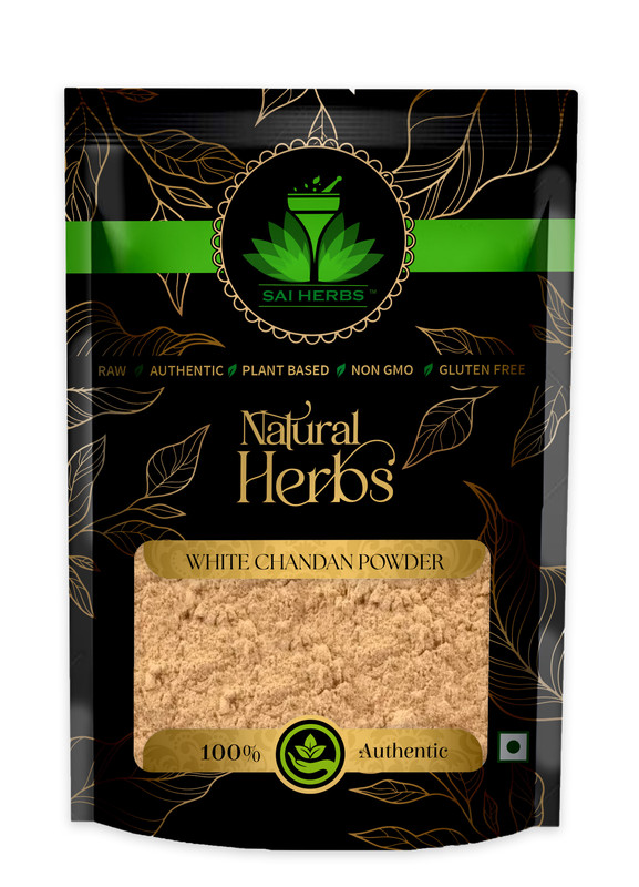 SAI HERBS White Chandan Packet of 100 GM
