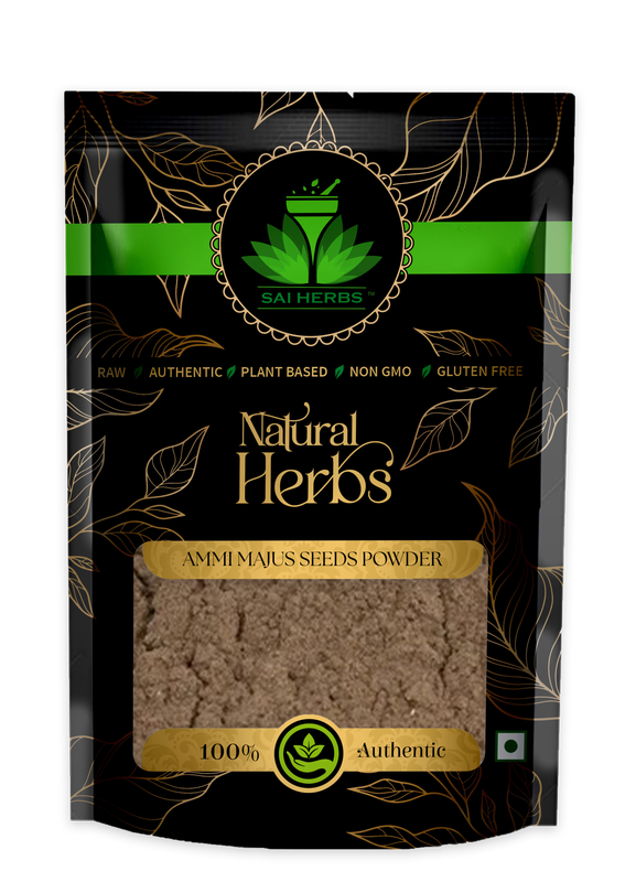 SAI HERBS Ammi Majus Seeds Powder Packet of 100 GM