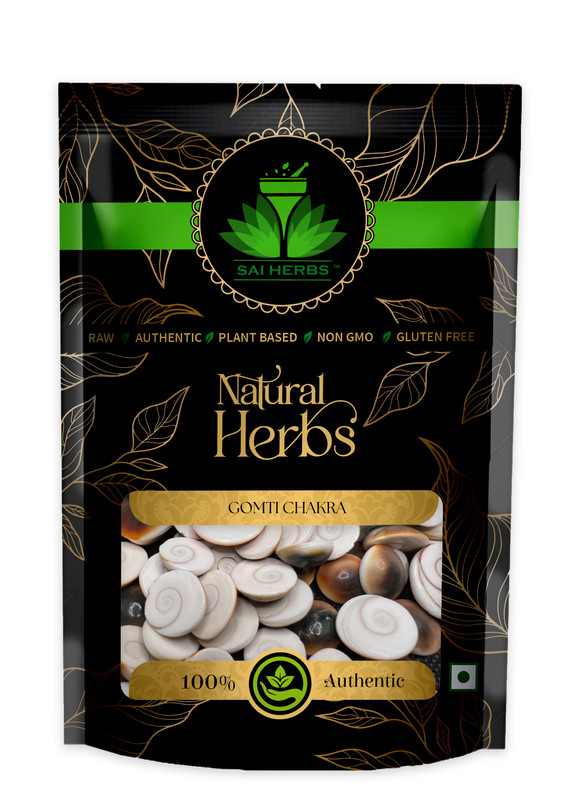 SAI HERBS Natural Gomati Chakra Packet of 100 GM