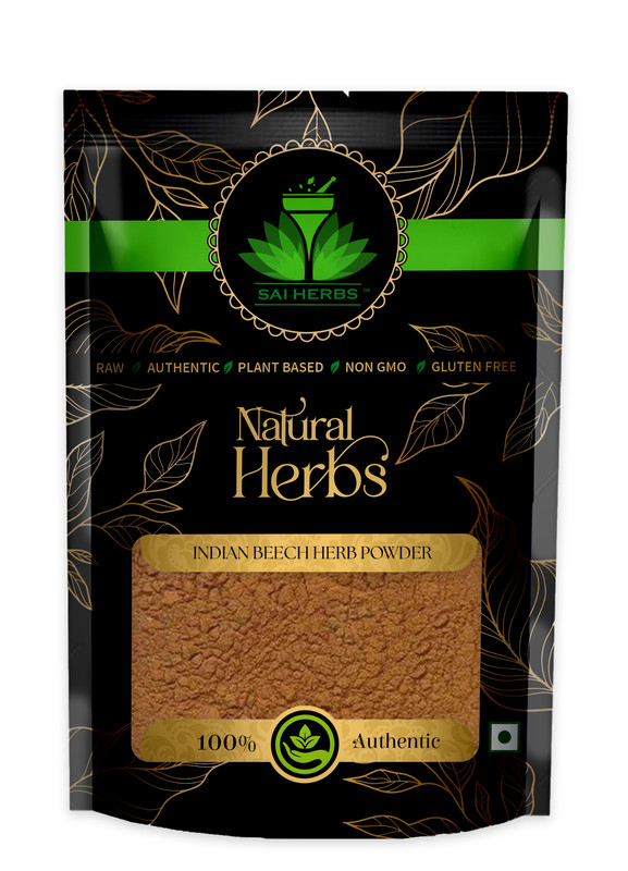 SAI HERBS Indian Beech Herb Powder Packet of 100 GM