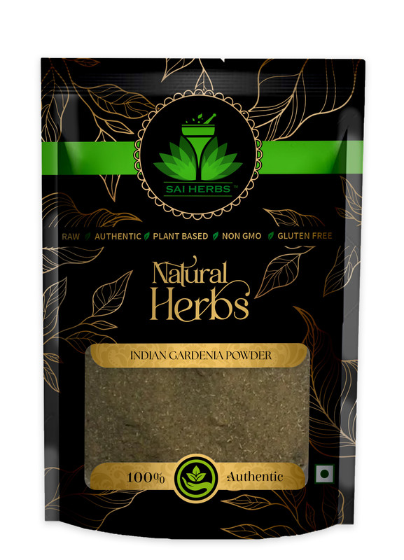 SAI HERBS Indian Gardenia Powder Packet of 100 GM