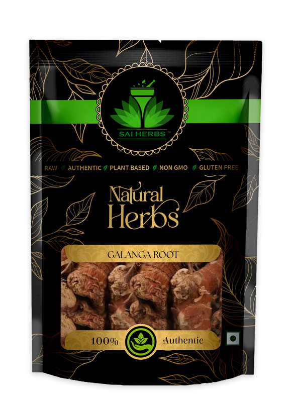 SAI HERBS Dried Raw Galanga Packet of 1000 GM