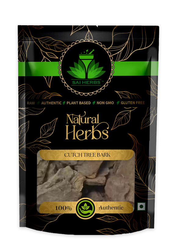 SAI HERBS Cutch Tree Bark Packet of 100 GM