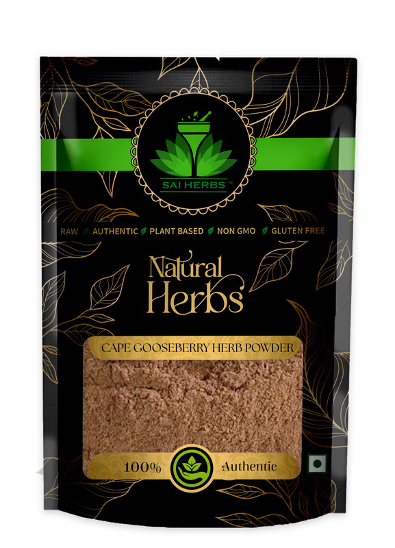 SAI HERBS Cape Gooseberry Herb Powder Packet of 100 GM