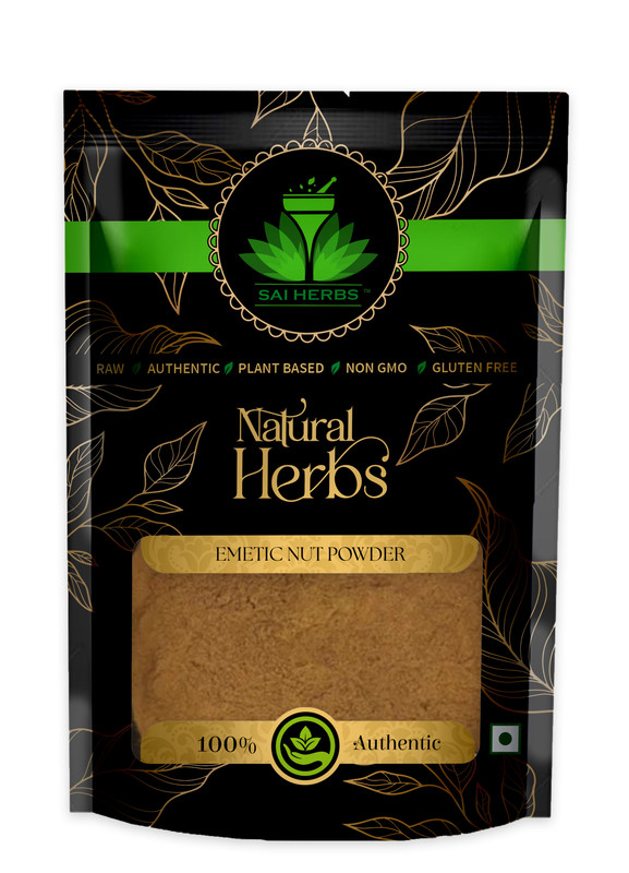 SAI HERBS Emetic Nut Powder Packet of 100 GM