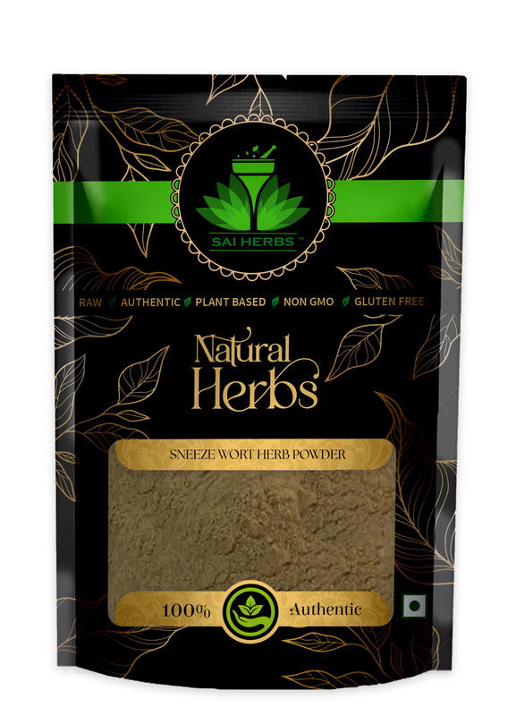 SAI HERBS Sneeze Wort Herb Powder Packet of 100 GM