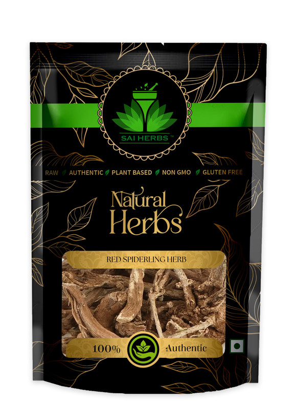 SAI HERBS Red Spiderling Herb Packet of 100 GM
