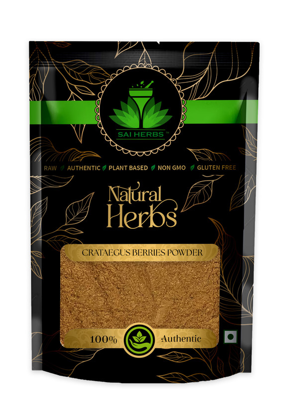 SAI HERBS Crataegus Berries Powder Packet of 250 GM