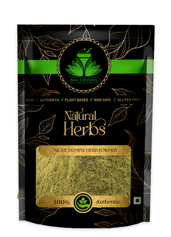 SAI HERBS Night Jasmine Herb Powder Packet of 100 GM