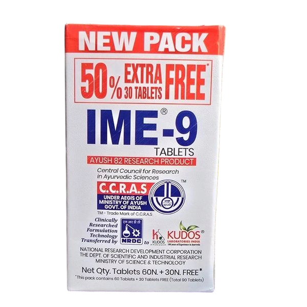 Kudos IME 9 Tablet Bottle of 90 Tablet