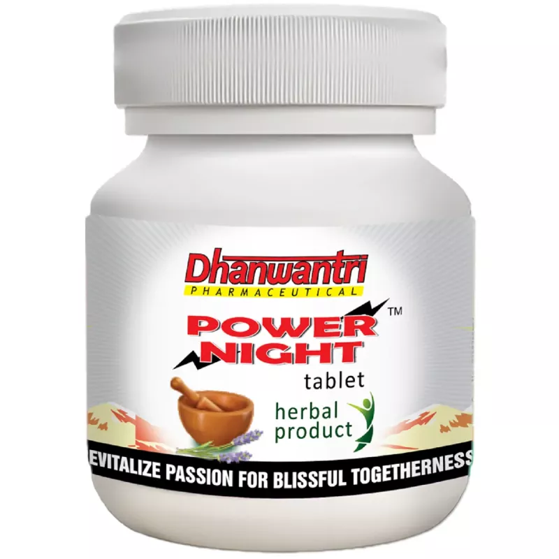 Dhanwantri Pharmaceutical Power Night Tablet Bottle of 40 Tablet