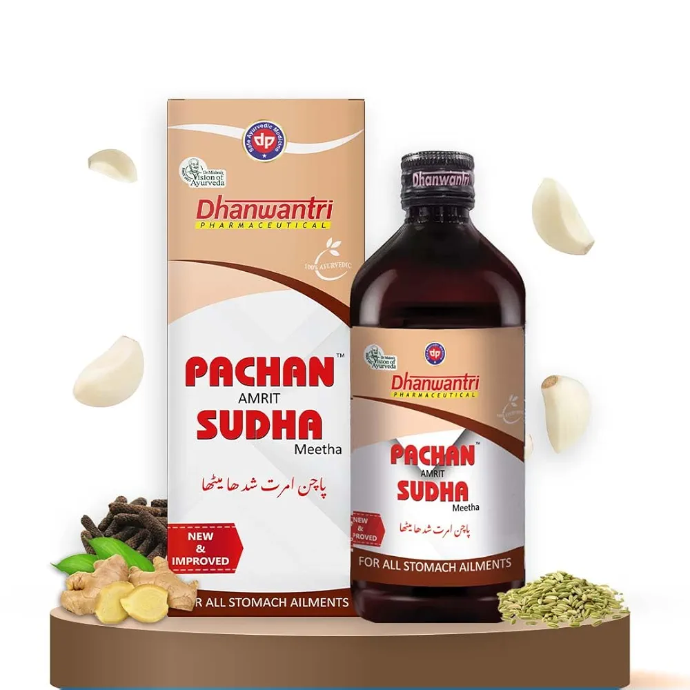 Dhanwantri Pharmaceutical Pachan Amrit Sudha Meetha Bottle of 200 ML