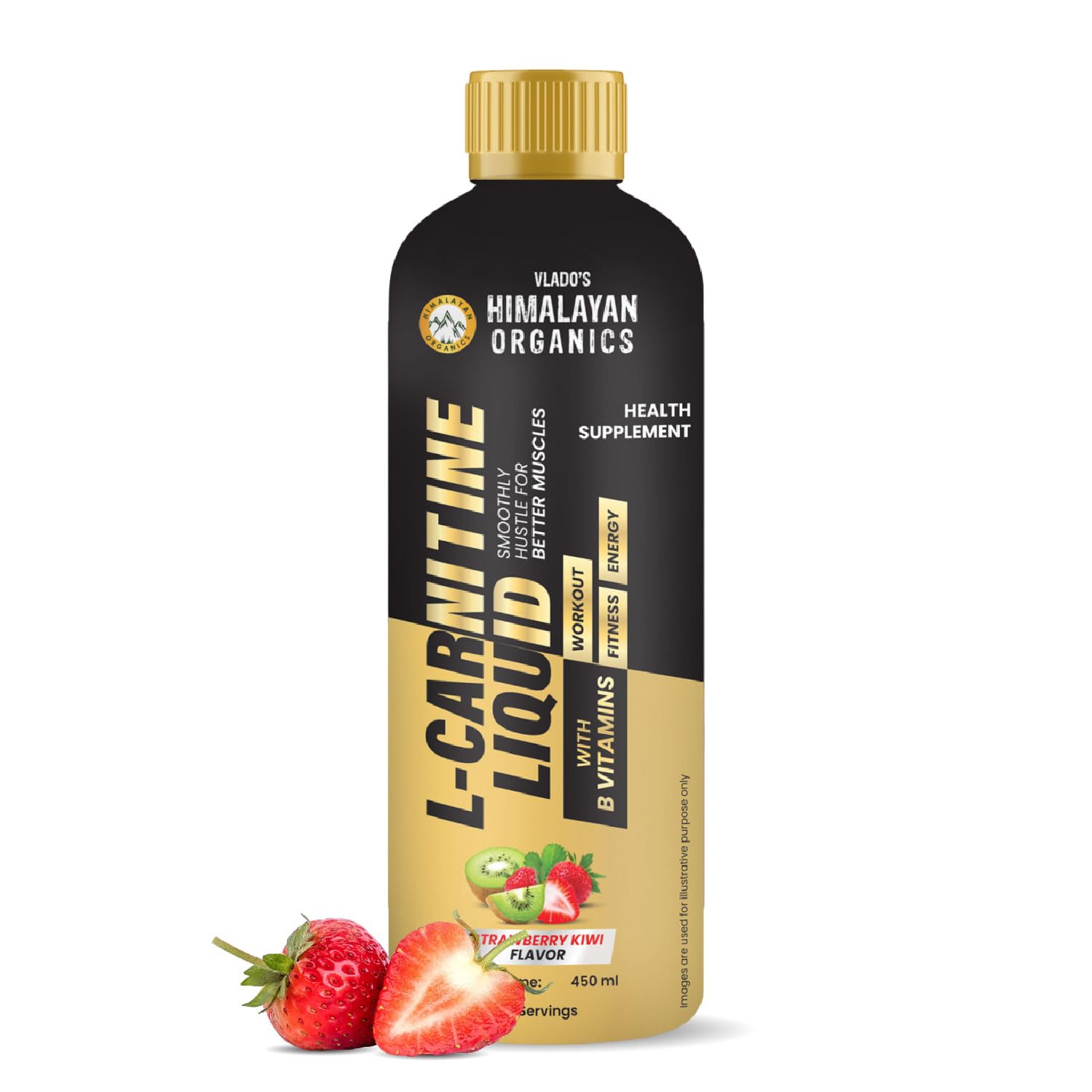 Vlado s Himalayan Organics L Carnitine Liquid 3000 mg Bottle of 450 ML