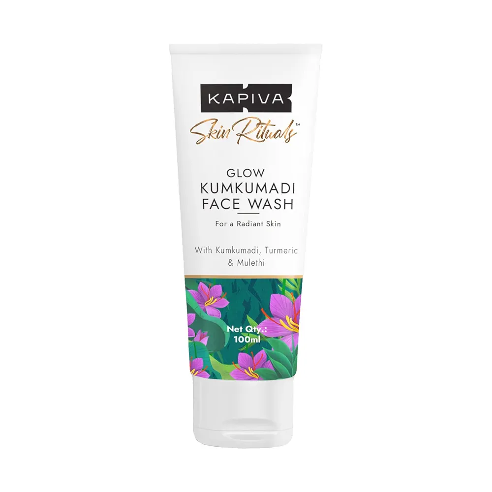 KAPIVA SKIN RITUALS KUMKUMADI GLOW FACE WASH Tube of 100 ML
