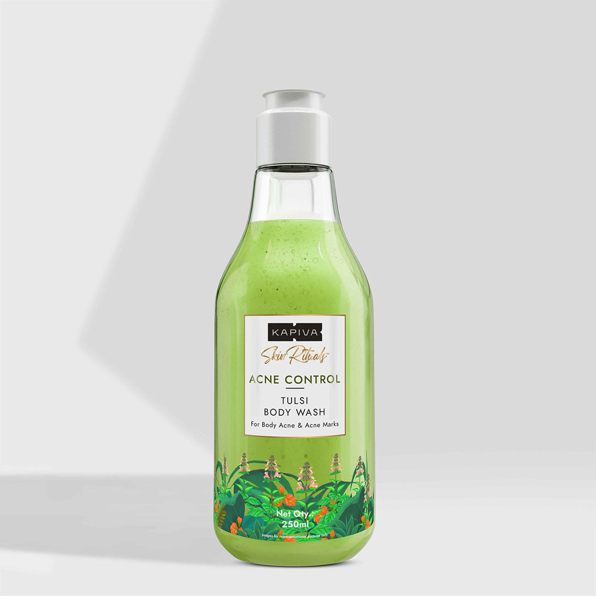 KAPIVA SKIN RITUALS TULSI BODY WASH Bottle of 250 ML