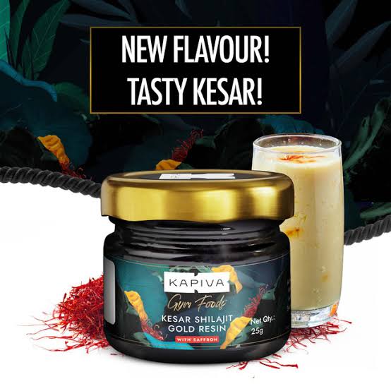 KAPIVA GYM FOODS KESAR SHILAJIT GOLD RESIN Jar of 25 GM