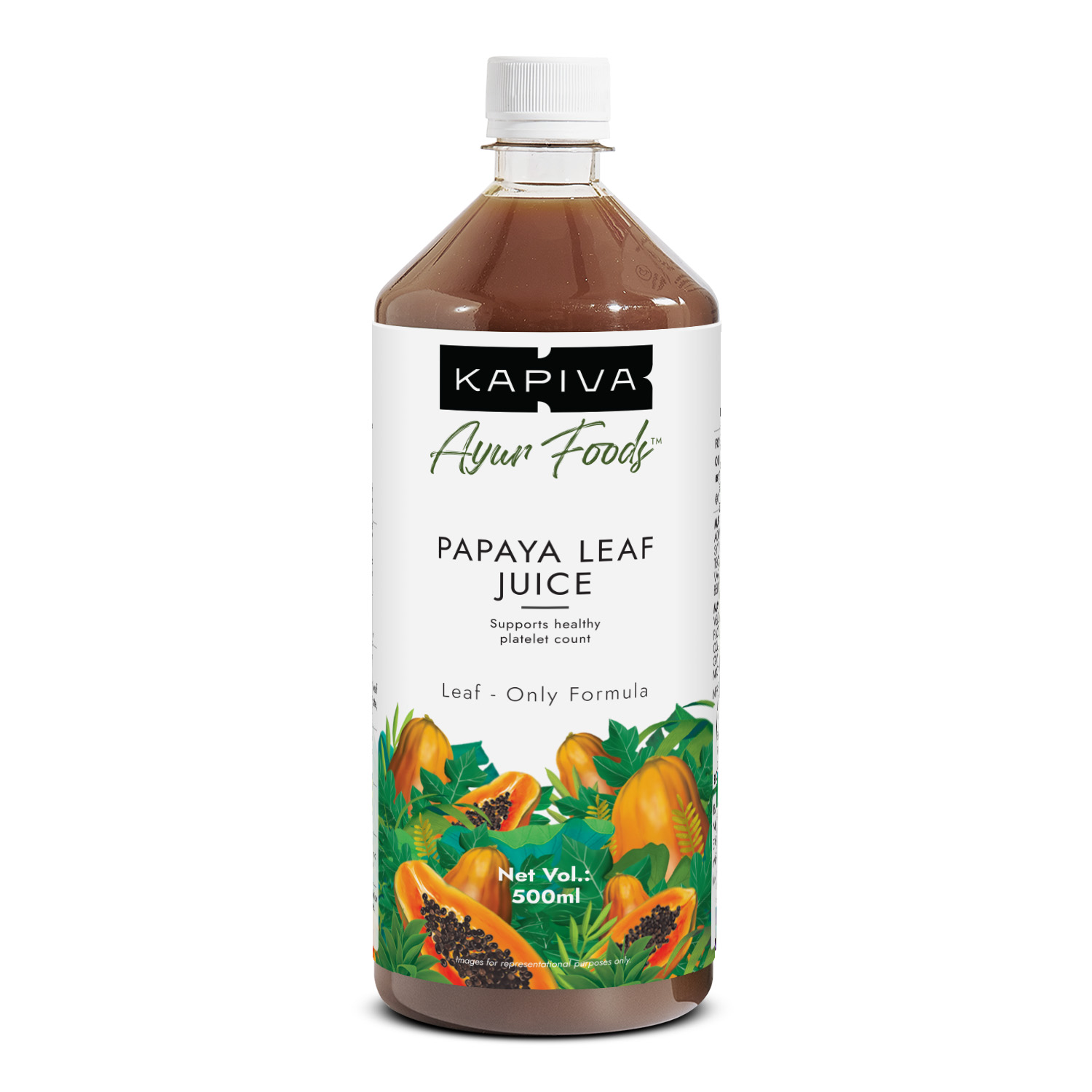 KAPIVA PAPAYA LEAF JUICE Bottle of 500 ML