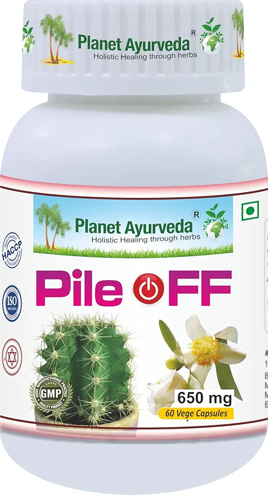 Pile off Capsules Bottle of 60 QTY
